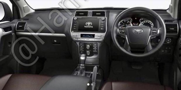 2018 Toyota Land Cruiser Prado inside