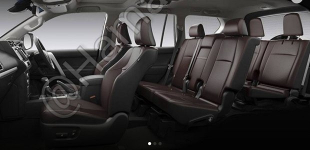 2018 Toyota Land Cruiser Prado seats