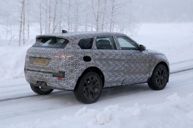 2019 Range Rover Evoque spy side