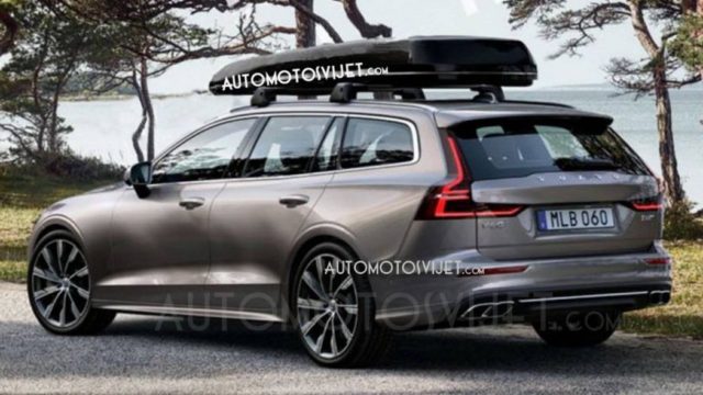 2019 Volvo V60 leaked photos rear