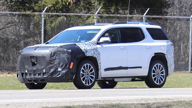 2020 GMC Acadia refresh front end