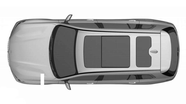 2019 BMW X7 patent image roof