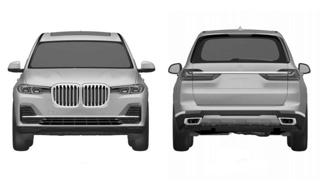 2019 BMW X7 patent images