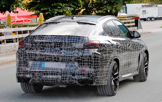 2020 BMW X6 M spy rear