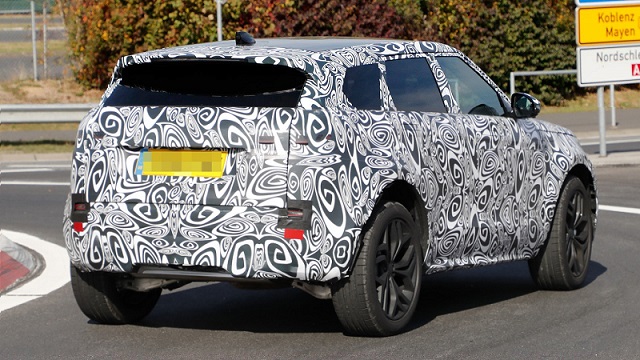 2019 Range Rover Evoque spy rear