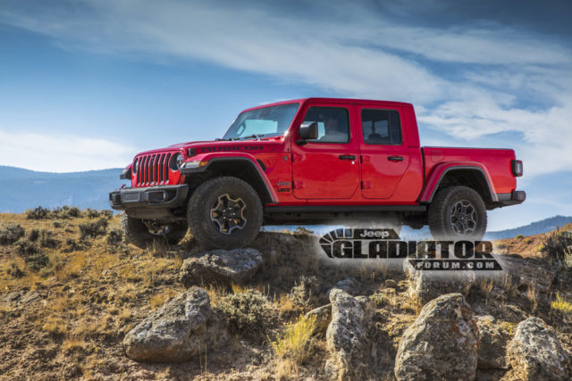 2020 Jeep Gladiator Rubicon side