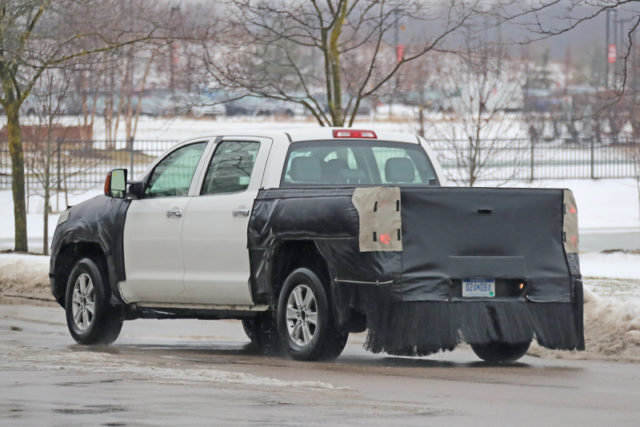 2020 Toyota Tundra spy rear