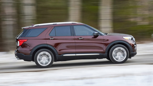 new-gen Ford Explorer side view