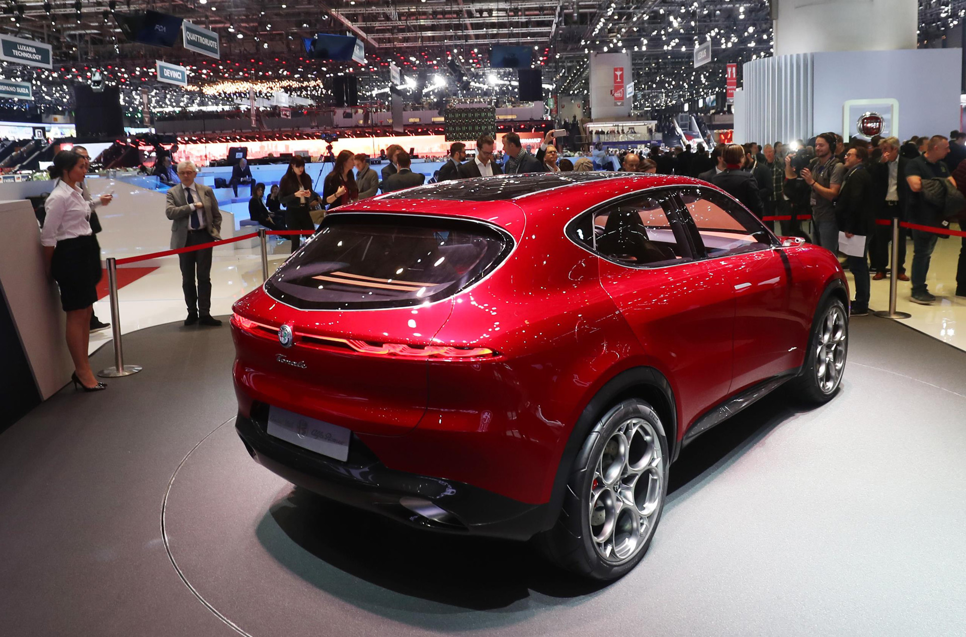2021 Alfa Romeo Tonale Compact SUV rear view
