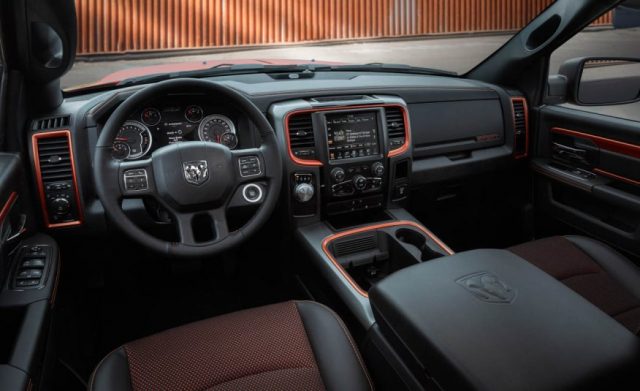 2017 Ram 1500 Copper Sport interior