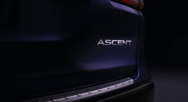 2019 Subaru-Ascent-rear end teaser